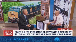 A lot of industrial development in the Southeast is in our network says CSX CEO Joe Hinrichs [upl. by Nedrah725]