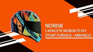 Unboxing Norisk FF391 Stunt Furious  Amarelo [upl. by Ruthven477]