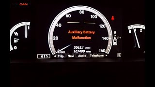 Mercedes ML350 auxiliary battery replacement [upl. by Nathanil404]