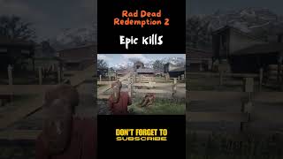 Most Epic Kill Streaks in RDR2 💥🔥 RDR2 EpicKills GamingHighlights [upl. by Hannaoj]