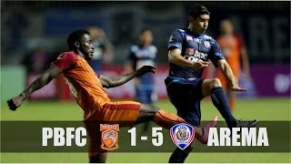 Cuplikan Gol amp Highlight PBFC 15 Arema  Final Piala Presiden 2017 [upl. by Rhoades286]