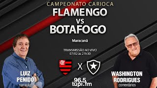 FLAMENGO 1 X 0 BOTAFOGO  Campeonato Carioca  7ª rodada  07022024  AO VIVO [upl. by Ortrude824]