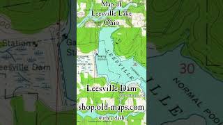 Leesville Lake Ohio Custom Map [upl. by Santana]