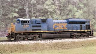 Custom Overland Models CSX SD70ACe 4835 [upl. by Marucci361]