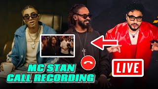 Mc stan Call Recording Viral ❓ Mc stan Song  Emiway bantai  Live [upl. by Deland988]