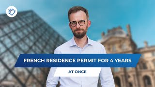 French residence permit for 4 years under the French Tech Visa program [upl. by Siraval]