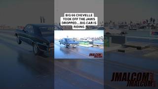 1966 Chevelle with a 400 shot of nitrous shocked everyone with the launch [upl. by Sedgewinn]