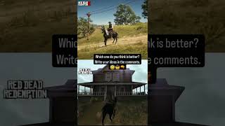 Rdr2 🤠Vs Rdr1 ❤️rdr2 rdr [upl. by Aicener]