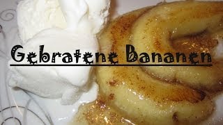 Gebratene Bananen mit Honig  Schnelles Dessert [upl. by Anilram]