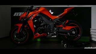 Kawasaki Z1000 orange by PLANZERFILMS [upl. by Rendrag]