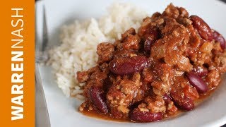 Chilli Con Carne Recipe  Easy Mexican favourite  Recipes by Warren Nash [upl. by Atteuqal]