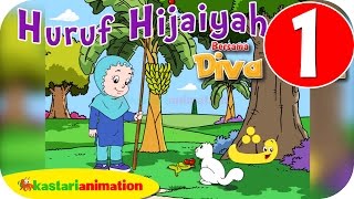 Huruf Hijaiyah bersama Diva full version  part 1   Kastari Animation Official [upl. by Baseler]