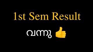 First Sem Result Calicut University [upl. by Oona]