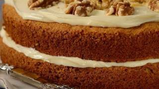 Carrot Cake Classic Version  Joyofbakingcom [upl. by Bonn]