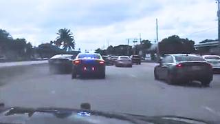 Demolition Derby on I95 FHP’s Wild Pursuit of Wanted Felon [upl. by Moguel202]