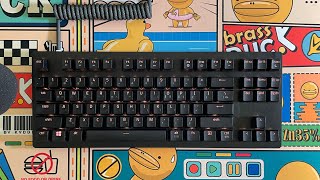 공방 윤활 전후 비교  RAZER Huntsman V2 Linear TKL KR 풀튜닝 [upl. by Honey]