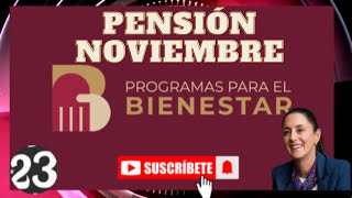 ✔️DEPOSITO 💵PENSION ADULTOS MAYORES NOVI3MBRE 🗓️ [upl. by Rauscher881]