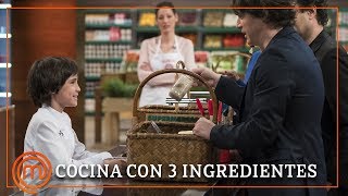 Josetxo ganador de MCJ6 cocina solo con ¡3 INGREDIENTES  MasterChef 7 [upl. by Ailimac]