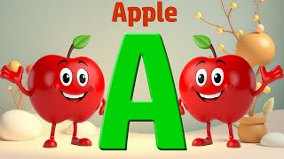 A B C D Song  Fun Alphabet Song for Kids A for apple  phonics song  b for ball c for cat  abc [upl. by Ennaimaj]