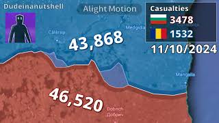 The South Dobruja Conflict using Google Earth Fictional [upl. by Ethyl]