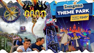 Imagicaa Theme Park  Khopoli  All Rides amp Ticket Price  A to Z Information of Amusement Park [upl. by Avigdor]