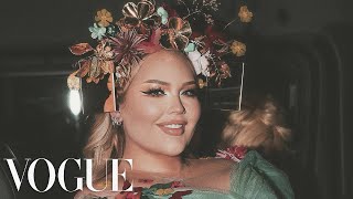 NikkieTutorials Gets Ready For The Met Gala  Vogue [upl. by Dnaletak]