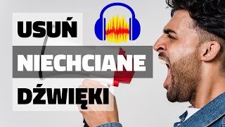 Jak Usunąć SZUM z Filmu w Audacity Odszumianie audio i wideo  Audacity Poradnik [upl. by Ezzo]