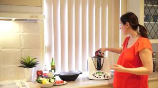 ThermoHow  Thermomix Recipe  Steamed chicken and veggies with hidden veggie pasta sauce [upl. by Atalaya]