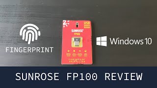 SUNROSE FP100 Review  USB Fingerprint reader [upl. by Sausa577]