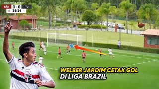 Full Aksi Welber Jardim Mencetak Gol di Sao Paolo U17 Brazil [upl. by Adnek379]