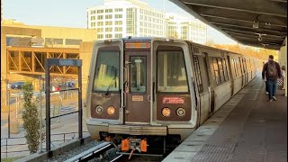 WMATA Metrorail Breda 3000 Series On The Red Line At Rockville Station [upl. by Tolley]