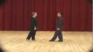 Beginner Cha Cha  The Basic Step Ballroom Dance Lesson [upl. by Airyt211]