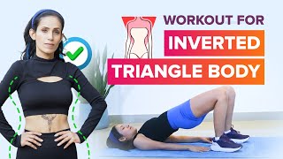 10 min Full Body Hourglass Workout for Inverted Triangle Figure Home Exercise to Achieve Your Goals [upl. by Inohs208]