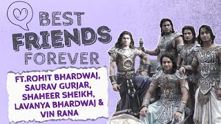 Mahabharats Shaheer SheikhRohit BhardwajVin Rana Lavanya Bhardwaj amp Saurav Gurjar are BFFGoals [upl. by Etta963]