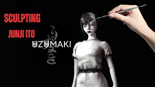 Sculpting the Terrifying spiral from Junji Itos Uzumaki [upl. by Atalanta]