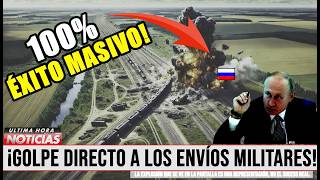 ¡Momentos DRAMÁTICOS ¡Ucrania detectó un enorme CONVOY militar ruso ¡Lo que ocurrió en SEGUNDOS [upl. by Seline]