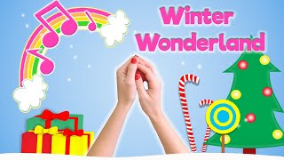 Winter wonderland dough gym routine  play dough finger gym to music [upl. by Nyrmac]