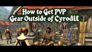 ESO PvP Gear How to access the Elite Gear Vendor outside of Cyrodiil [upl. by Tsuda]