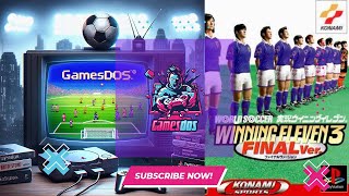 World Soccer Jikkyou Winning Eleven 3 Final Ver Gameplay PS HD 1080p [upl. by Parnas190]