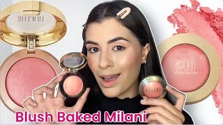 TESTEI BLUSH BAKED MILANI SEMANA DOS BLUSHES [upl. by Yesak]