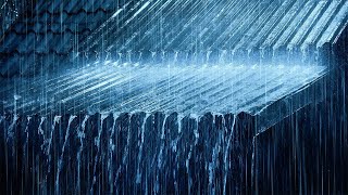 Rain Sounds on Tin Roof  Relaxing Rain Drops amp Thunderstorm Sounds for Sleeping FAST amp Insomnia [upl. by Novak334]