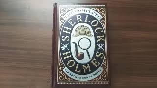 BARNES AND NOBLE leatherbound classics  The Complete SHERLOCK HOLMES by Sir Arthur Conan Doyle [upl. by Mit]