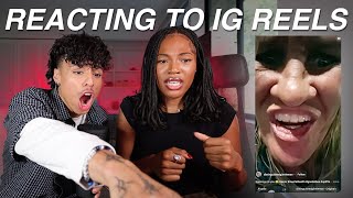 REACTING TO IG REELS FT LARRAY [upl. by Assylla922]