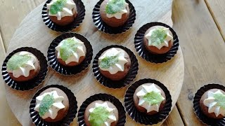 Choco Yoghurtcakejes met mintfrosting van Danna [upl. by Hesketh998]