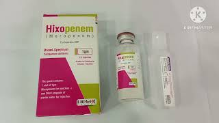 Hixopenem 500mg Injection Uses Hixopenem 1g Injection Uses Meropenem Injection Uses Hixopenem Inj [upl. by Adlee156]