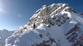 Mindelheimer Klettersteig im Winter 2016 [upl. by Shel]