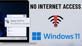 FIXED WiFi Connected But quotNo Internet Securedquot Error in Windows 11 [upl. by Eadahs556]