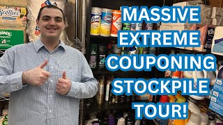 MASSIVE EXTREME COUPONING STOCKPILE TOUR  2024 UPDATE [upl. by Latrice]