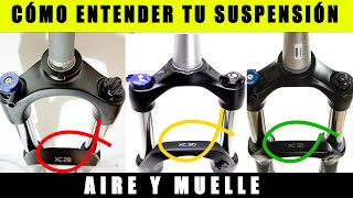 CÓMO FUNCIONA LA SUSPENSIÓN DE UNA BICICLETA EXPLICACIÓN SENCILLA 🚲 SALUD CICLISTA [upl. by Pedro]