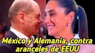 Alemania y México fortalecen lazos comerciales ante amenazas arancelarias de Trump [upl. by Yrek]